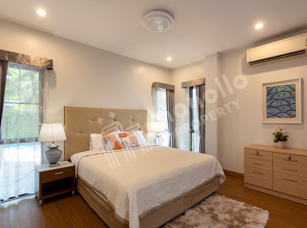 รูป บ้านหรู 6 ห้องนอน พร้อมสระว่ายน้ำส่วนตัว พร้อมย้ายเข้าอยู่ ** NO CO-AGENT ** - รูปที่ 16/17