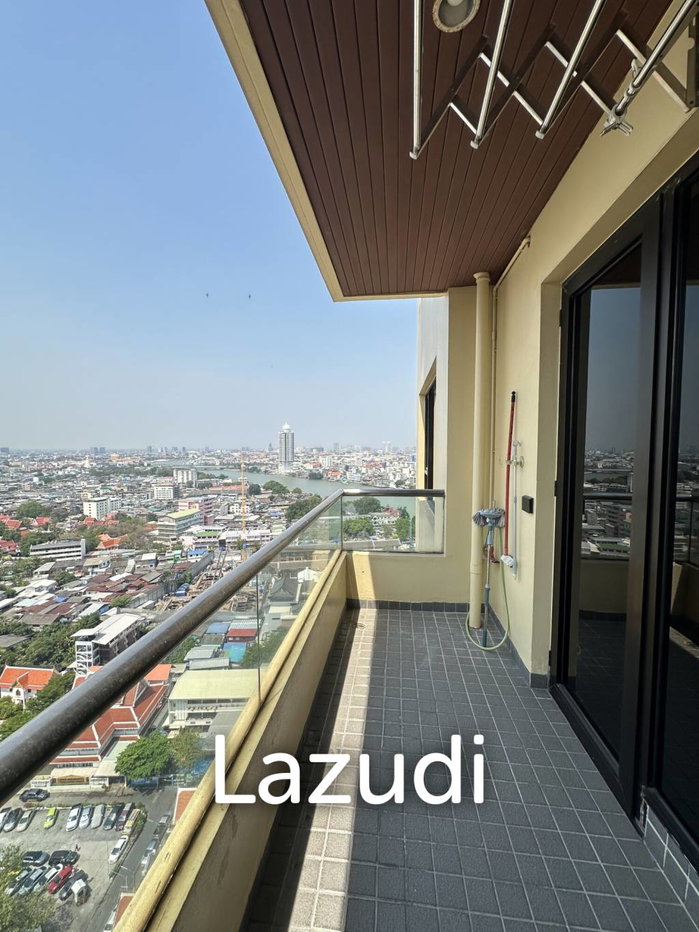รูป 2 bedroom 1 bathroom condo 78 sqm. at Baan Chao Praya for rent - รูปที่ 18/18
