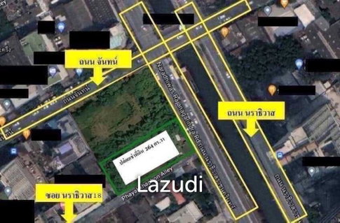 1056 sqm Land for Development on Naradhiwas Rajanagarindra Road Bang Khlo Bangkok