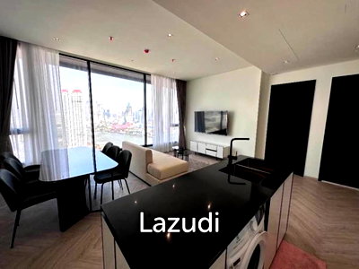 Condos for rent : 68.6 sqm 2-Bed Condo on 26th Floor in Bang Lamphu Lang, Bangkok