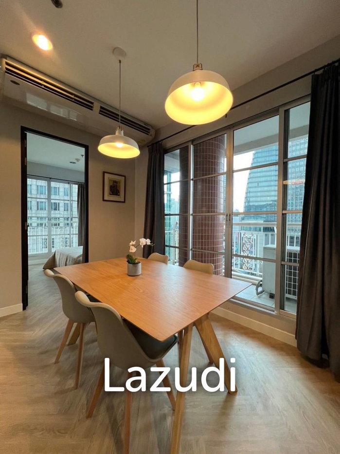 รูป 87 sqm modern condo on 14th floor at CitiSmart Sukhumvit 18 Khlong Toei - รูปที่ 2/6