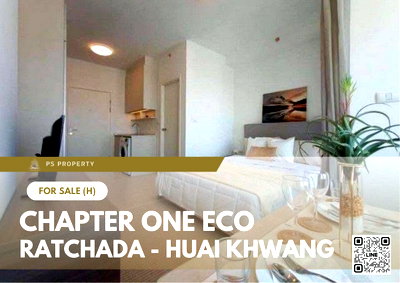 Condos for sale : Urgent Sale 🔥 Chapter One Eco Ratchada - Huai Khwang 🔥 Convenient location, near MRT Huai Khwang.