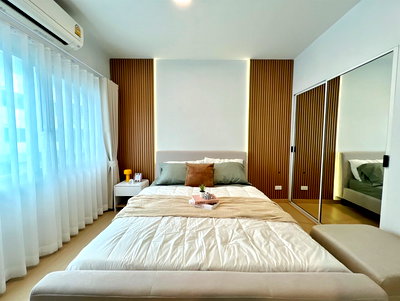 ขายคอนโด : Call : 064-963-2456 คอนโด เอ สเปซ สุขุมวิท 77 ใกล้รถไฟฟ้าสีเหลือง สถานีศรีนุช 35.47 ตารางเมตร 1 ห้องนอน ชั้น4 วิวสระว่ายน้ำ ตึกF ตกแต่งใหม่ตามรูป