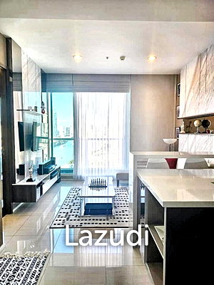 คอนโดให้เช่า : 1Bed 1Bath 49 SQ.M Menam Residences Condominium
