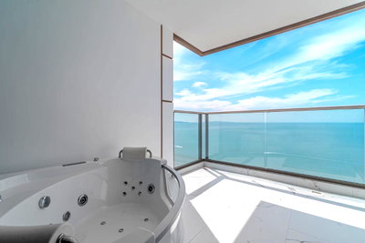 Condos for rent Makro South Pattaya : For Rent Condo Copacapana Beach jomtien fully furnished (S03-2682)