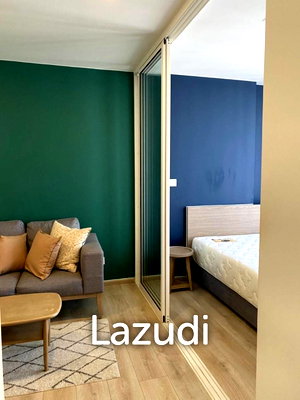 คอนโดให้เช่า : 27 sqm condo on 8th floor at Chambers On-nut Station Bang Chak