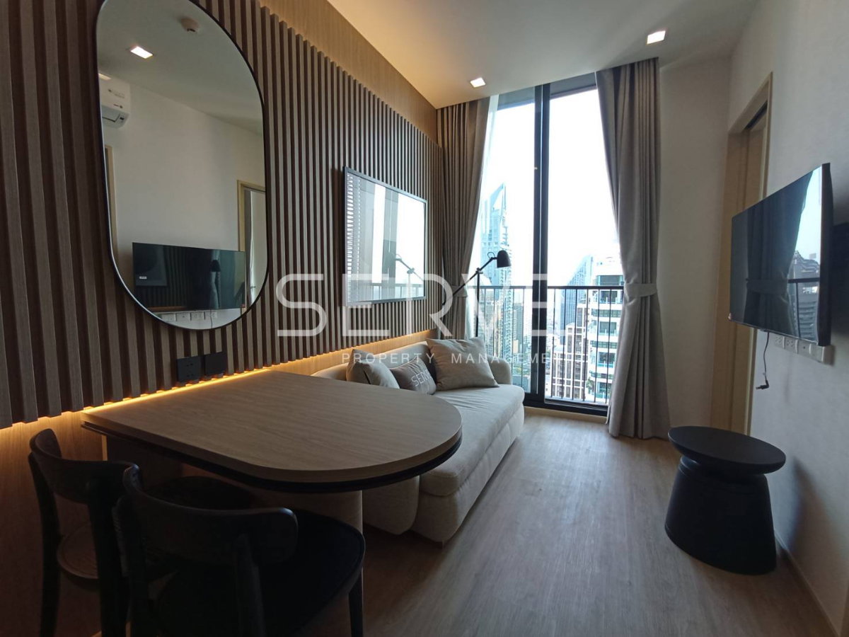 รูป 🔥25K🔥 - 1 นอน แต่งสวยๆ สไตล์ Modern ชั้นสูง วิวดีๆ บนทำเลดีๆ กับคอนโดหรูแห่งใหม่ ใกล้ BTS พร้อมพงษ์ 450 ม. ที่คอนโด Noble STATE 39 / ให้เช่าคอนโด - รูปที่ 2/10