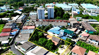 Land for sale Central Si Racha : Beautiful land for sale with existing structures, Soi Khao Taeng On – Huai Yai Phrom 22.