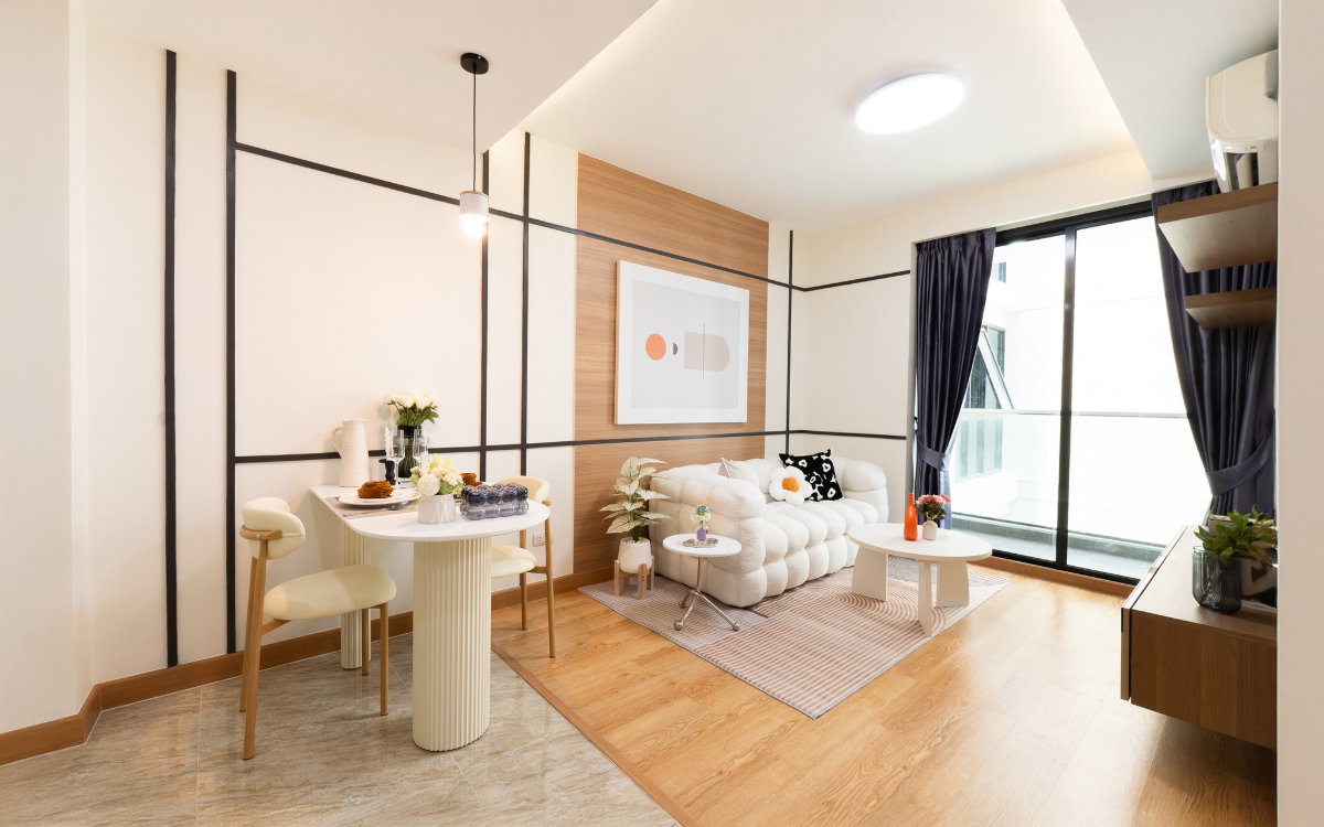 รูป R203 ขายด่วน JRY Condo Rama 9 เฟอร์ครบ พร้อมลากกระเป๋าเข้าอยู่ได้เลย ราคาเพียง 2.79 ล้านบาท - รูปที่ 8/15