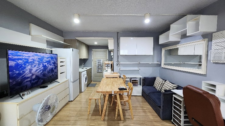 รูป PST Condoville 1 | ให้เช่าห้อง สตูดิโอ ที่เก็บของเหลือเฟือ สภาพห้องดี เครื่องใช้ไฟฟ้าครบ น่าอยู่ วิวโล่ง ใกล้เซ็นทรัล พระราม 3 - รูปที่ 6/21