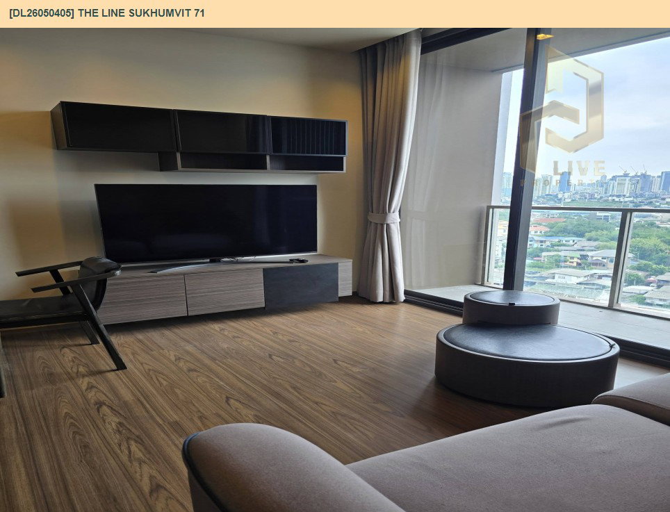 รูป DL26050405 ให้เช่าคอนโด เดอะ ไลน์ สุขุมวิท 71 (THE LINE Sukhumvit 71) ใกล้ BTS พระโขนง พร้อมเข้าอยู่ โทรด่วน 0800343450 LineID @655ebbvc - รูปที่ 6/14