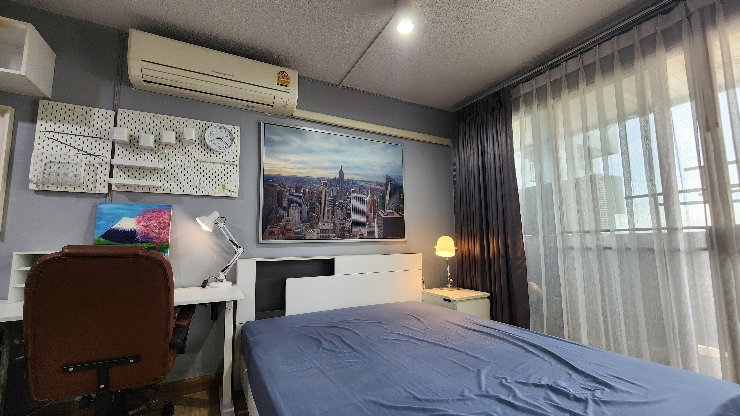 รูป PST Condoville 1 | ให้เช่าห้อง สตูดิโอ ที่เก็บของเหลือเฟือ สภาพห้องดี เครื่องใช้ไฟฟ้าครบ น่าอยู่ วิวโล่ง ใกล้เซ็นทรัล พระราม 3 - รูปที่ 10/21