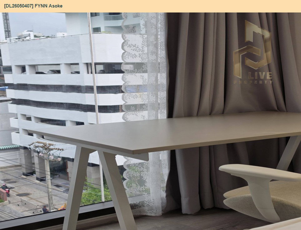 รูป DL26050407 ให้เช่าคอนโด ฟินน์ อโศก (FYNN Asoke) ใกล้ BTS อโศก พร้อมเข้าอยู่ โทรด่วน 0800343450 LineID @655ebbvc - รูปที่ 17/24