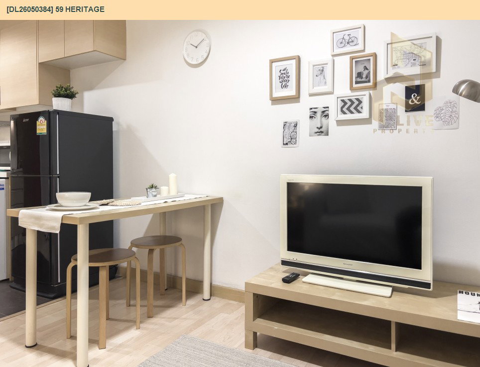 รูป DL26050384 ให้เช่าคอนโด 59 เฮอริเทจ (59 Heritage ) ใกล้ BTS ทองหล่อ พร้อมเข้าอยู่ โทรด่วน 0614453194 LineID @162cjixi - รูปที่ 5/11