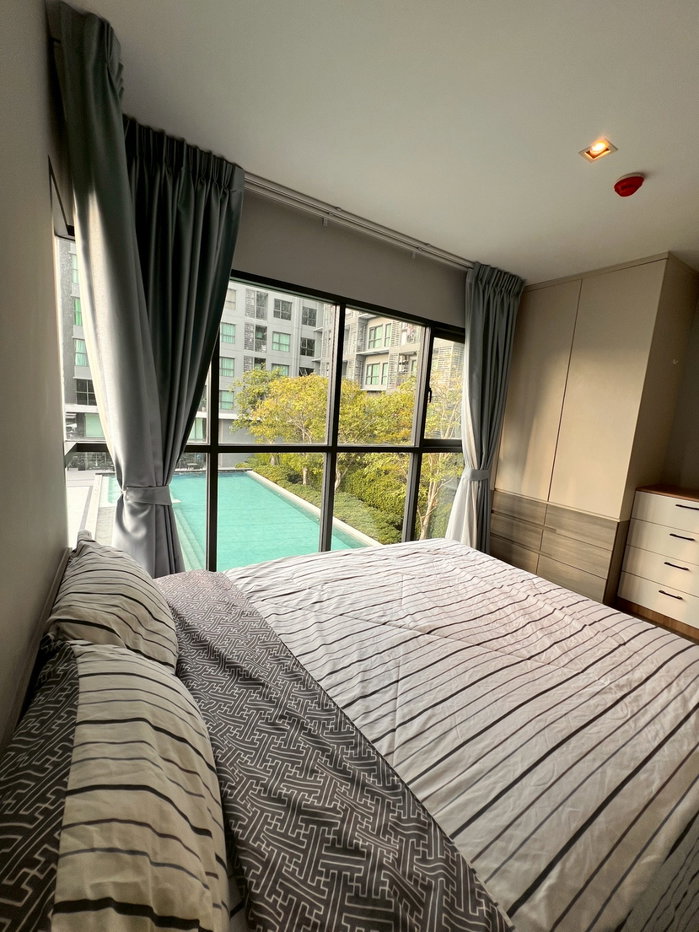 รูป ให้เช่า เอสเพน คอนโด ลาซาล Aspen Condo LaSalle สวย กว้าง ใหม่ เฟอร์ไฟฟ้าครบ มีเครื่องซักผ้า วิวสระ - รูปที่ 3/12