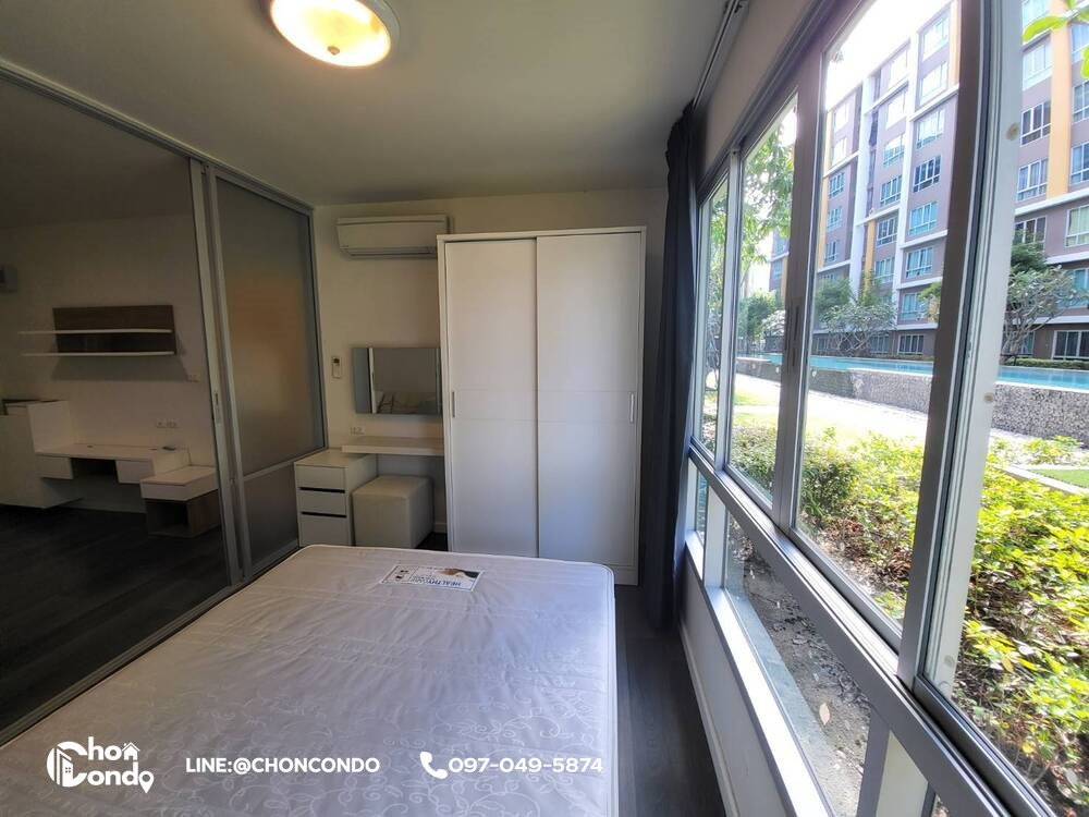รูป DCondo ดีคอนโด ชั้น1 ตึกB ----------ห้องว่าง 19 พ.ค. 2569--------วิวสระ------------Tel 097-049-5874 (Line: @choncondo มี@ด้วย) - รูปที่ 10/17