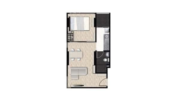 รูป A033374 The Cube Loft Ladprao 107 - รูปที่ 6/8