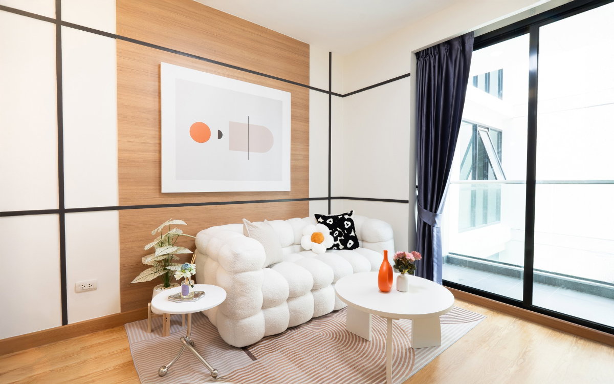 รูป R203 ขายด่วน JRY Condo Rama 9 เฟอร์ครบ พร้อมลากกระเป๋าเข้าอยู่ได้เลย ราคาเพียง 2.79 ล้านบาท - รูปที่ 14/15