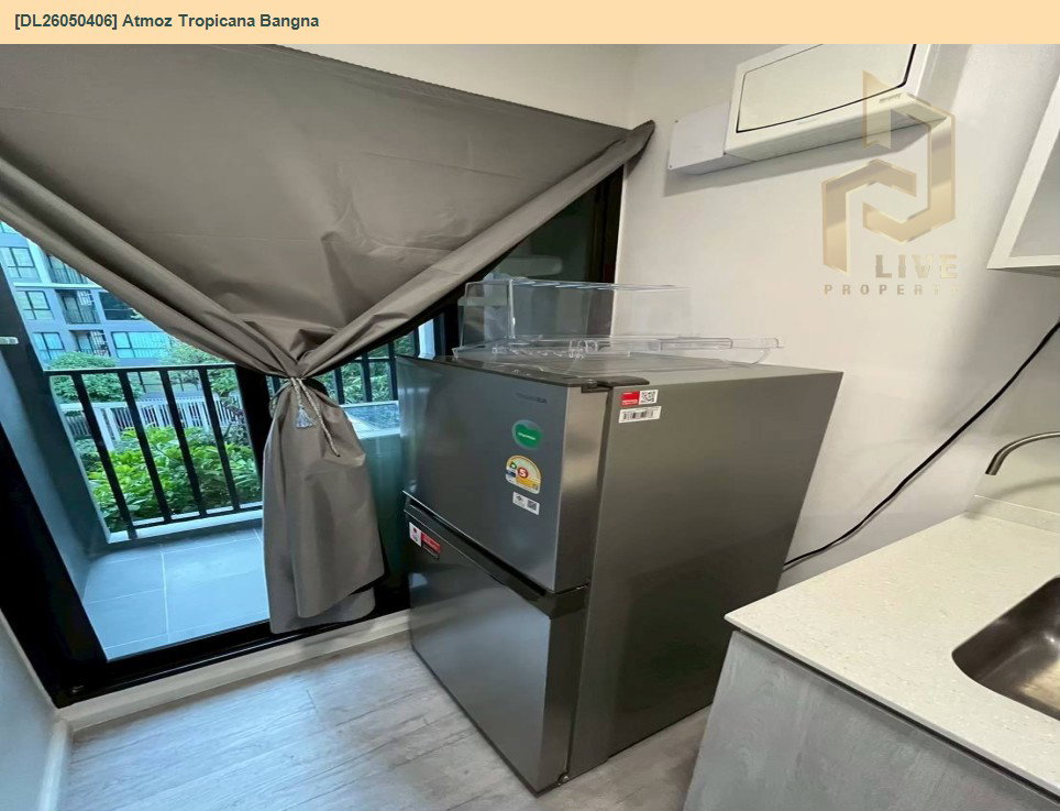 รูป DL26050406 ให้เช่าคอนโด แอทโมซ ทรอปิคาน่า บางนา (Atmoz Tropicana Bangna) ใกล้ - พร้อมเข้าอยู่ โทรด่วน 0800343450 LineID @655ebbvc - รูปที่ 9/10