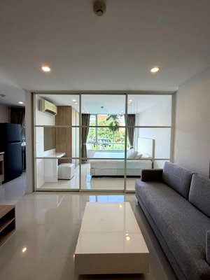 ขายคอนโด : ขายคอนโด อิลีเม้นท์ ศรีนครินทร์ อาคาร 1 ชั้น 4 1 ห้องนอน ขนาด 37 ตรม ใกล้ ตลาดรถไฟศรีนครินทร์