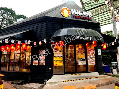 Retail spaces for sale Prasert Manukit Road : Japanese Izakaya restaurant for sale within Nawamin City Avenue project. Excellent location