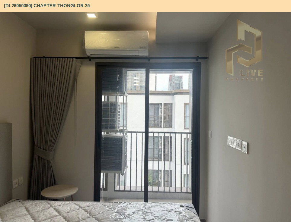 รูป DL26050390 ให้เช่าคอนโด แชปเตอร์ ทองหล่อ 25 (Chapter Thonglor 25) ใกล้ BTS ทองหล่อ พร้อมเข้าอยู่ โทรด่วน 0614453194 LineID @162cjixi - รูปที่ 10/14