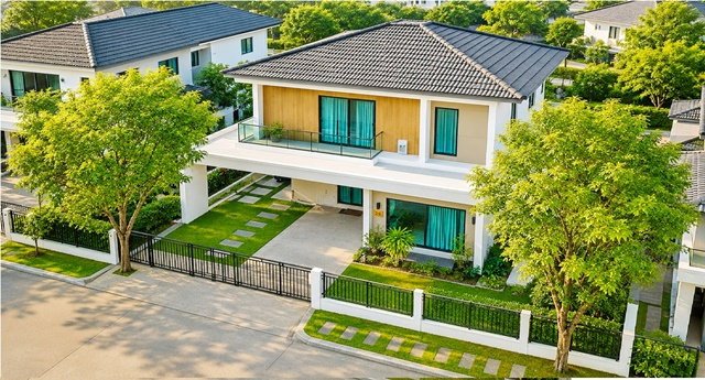 รูป แยกสุขาภิบาล 5 สายไหม คลองสามวา 60 ตร.ว. คฤหาสน์ บ้านเดี่ยว2ชั้น 4 นอน 5 น้ำ ใกล้รร.วัดหนองใหญ่ 1.2 กม. บ้านหรูพร้อมอยู่ - รูปที่ 1/8