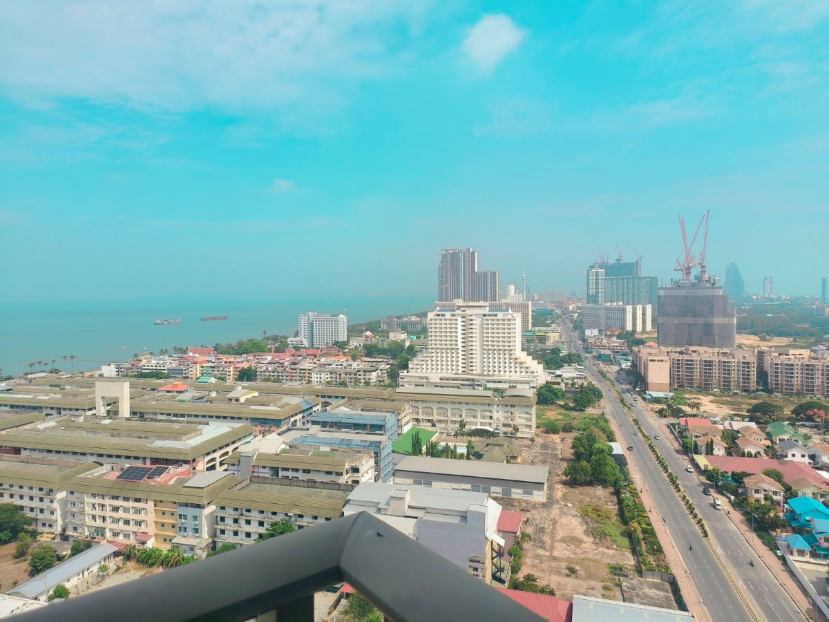 รูป The Rivera Jomtien Pattaya-one bed room- beautiful sea view-ready to move in - รูปที่ 10/10