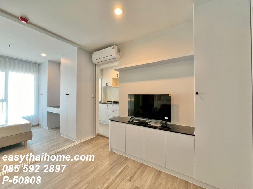 รูป P-50808 — คอนโดให้เช่าชั้นสูง! Regent Home Bangna ชั้น 28 ใกล้ BTS บางนา เครื่องใช้ไฟฟ้าครบมาก ราคา 12,000 บาท โทร 085-592-2897 Line: @easythaihome - รูปที่ 4/10