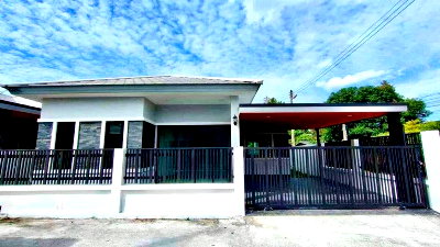 บ้านเดี่ยว นิคมปิ่นทอง : ขายบ้านเดี่ยวสร้างใหม่ ซอยวัดจีน นาพร้าว ศรีราชา
