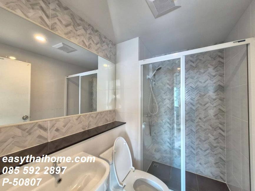 รูป P-50807 — คอนโดให้เช่าห้องมุม! Regent Home Bangna ชั้น 21 ตึก A ใกล้ BTS บางนา เครื่องซักผ้าครบ ราคา 11,000 บาท โทร 085-592-2897 Line: @easythaihome - รูปที่ 4/10