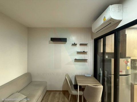 For rent condo NICHE MONO CHAROEN NAKORN Building 1, Floor 10,1 bed room, Room size 30 sqm