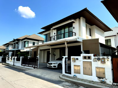 บ้านเดี่ยว กรุงเทพมหานคร : ขายบ้านเดี่ยว Lake View Park วงแหวน–บางนา ต่อเติมครบ มีห้องผู้สูงอายุพร้อมห้องน้ำในตัว ใกล้ Mega Bangna และสนามบินสุวรรณภูมิ