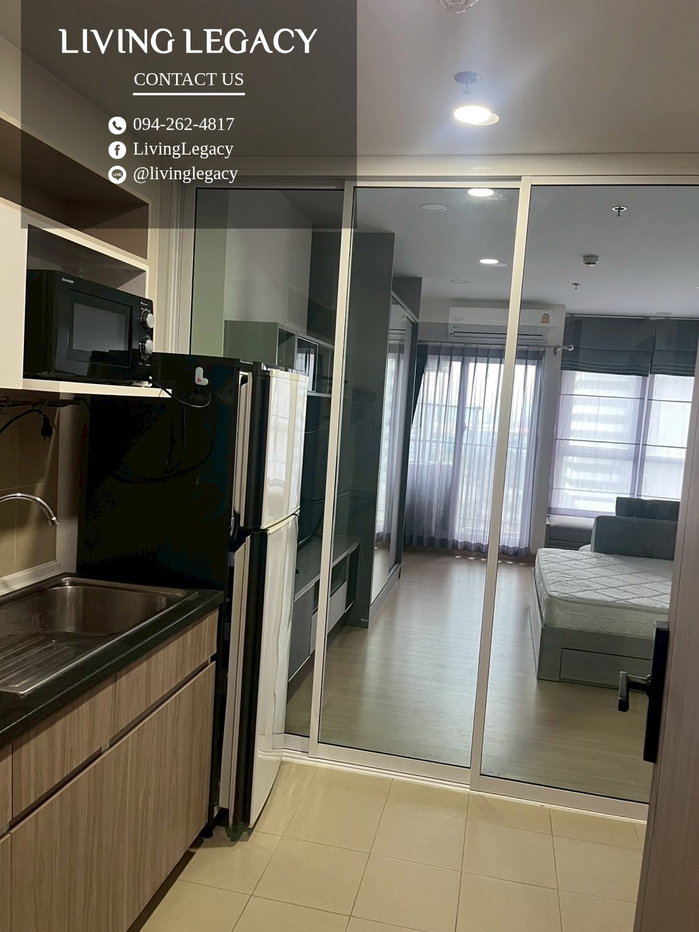 รูป TF4MF8 เช่าด่วน คอนโด Supalai Veranda Ramkhamhaeng 30 ตร.ม. | ชั้น 16 | 1 ห้องนอน | 1 ห้องน้ำ 12,000 บาท/เดือน line id : @livinglegacy - รูปที่ 5/10