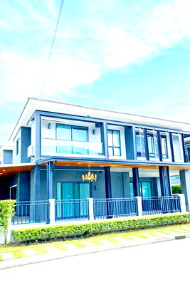 เช่าบ้านเดี่ยว MRT บางรักใหญ่ : คฤหาสน์ลด50% จาก 70,000B-M.ไทวัสดุ และ โรบินสัน ราชพฤกษ์ 950 ม. 4 นอน บ้านเดี่ยว 2 ชั้น หลังมุม 4 นอน 4 น้ำ และโฮมโปร ชัยพฤกษ์ 60 ตร.ว