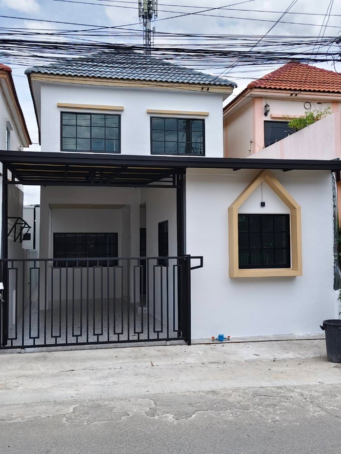 รูป บ้านเดี่ยว  หนองจอก เลียบวารี  หมู่บ้านอมรทรัพย์ นัดชมบ้าน 085-318-6868 คุณวา - รูปที่ 1/25