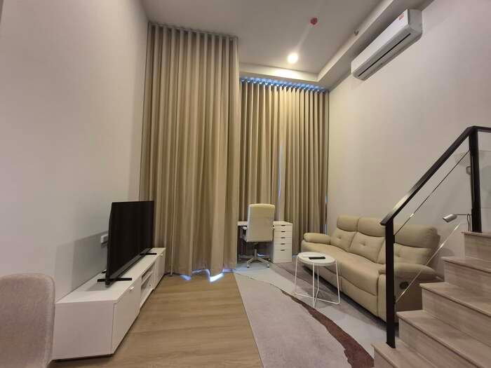 รูป 💥💥ห้องมือแรกให้เช่า!! Origin Play Bangkhunnon Triple Station 1Bed Duplex 40 ตรม.ชั้น 27 ใกล้ MRT บางขุนนนท์ สนใจ Line ID: @atfirm💥💥 - รูปที่ 2/13