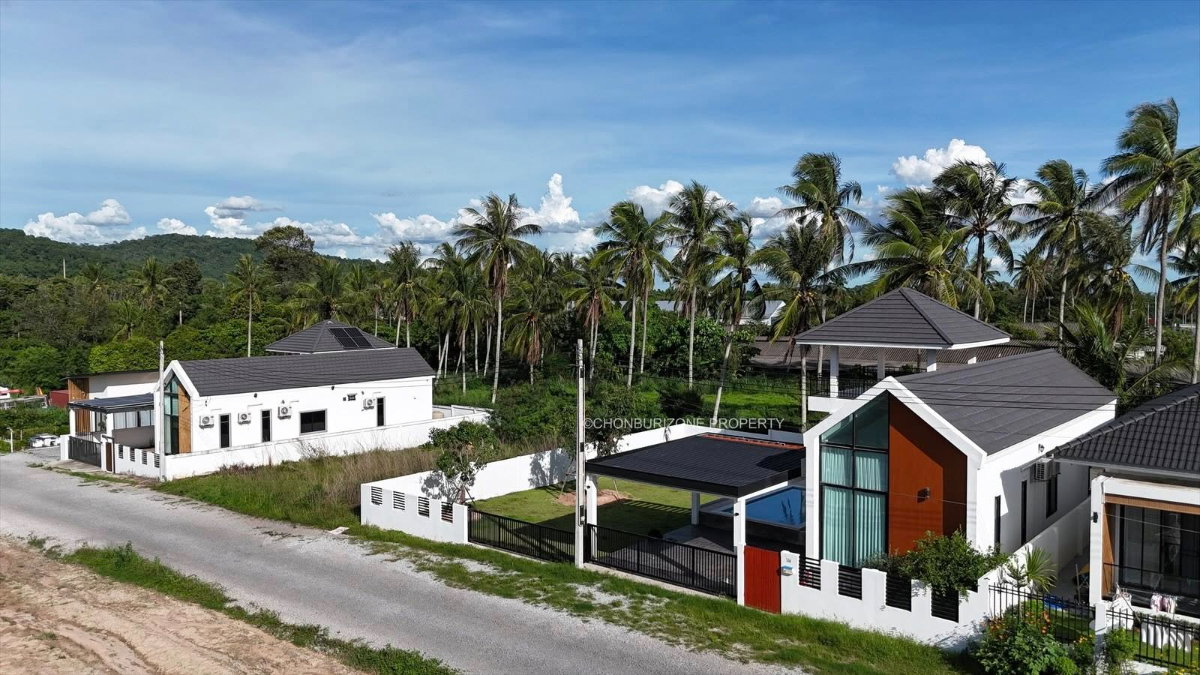 รูป ขายบ้านเดี่ยวพูลวิลล่า พื้นที่เยอะ สไตล์รีสอร์ท หุบบอน ศรีราชา - รูปที่ 12/28