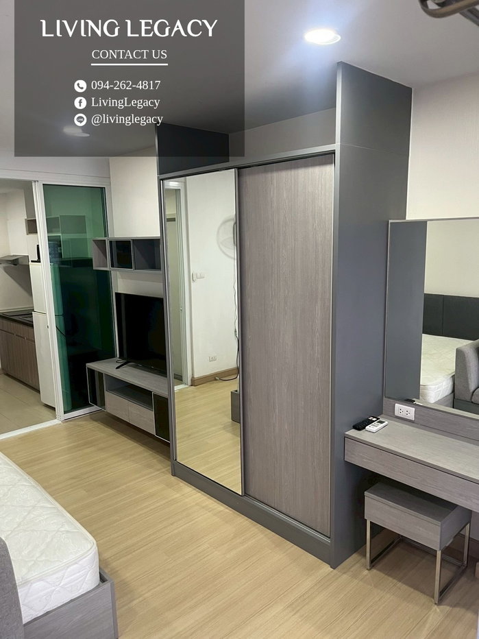 รูป TF4MF8 เช่าด่วน คอนโด Supalai Veranda Ramkhamhaeng 30 ตร.ม. | ชั้น 16 | 1 ห้องนอน | 1 ห้องน้ำ 12,000 บาท/เดือน line id : @livinglegacy - รูปที่ 3/10