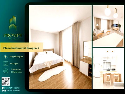 เช่าบ้านเดี่ยว นิคมบางปู(เหนือ) : OP02113 - Pleno Sukhumvit-Bangna 3 : MegaBangna