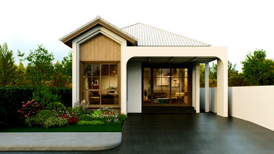 บ้านแฝด ชลบุรี : ขายบ้านแฝดมือหนึ่ง ซอยโรงน้ำพริก ศรีราชา