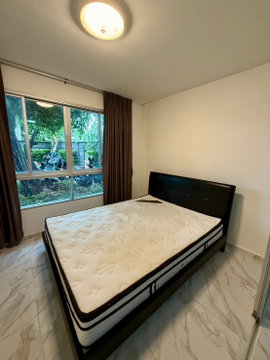 Brand new condo for rent at D Condo Noen Phra. Fully furnished. 6,000 baht per month. Ready to move in.
