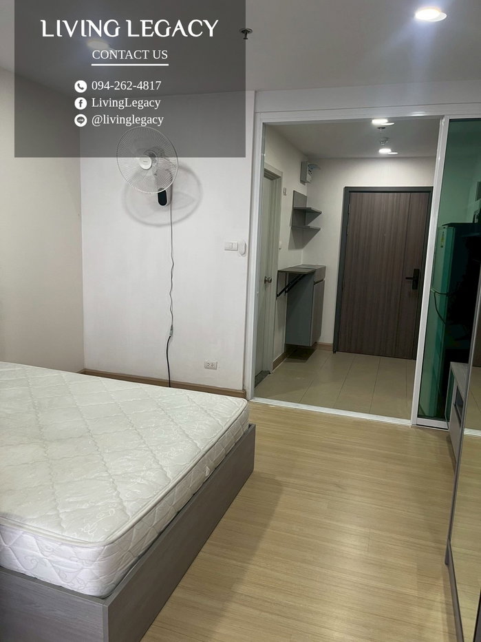 รูป TF4MF8 เช่าด่วน คอนโด Supalai Veranda Ramkhamhaeng 30 ตร.ม. | ชั้น 16 | 1 ห้องนอน | 1 ห้องน้ำ 12,000 บาท/เดือน line id : @livinglegacy - รูปที่ 2/10