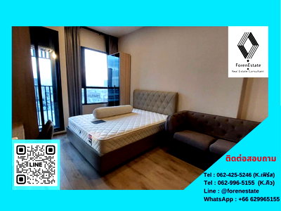 Condos for rent : 🔥 Best Deal Knight Prime Onnut 1BR High Floor 23 sqm Only 15K