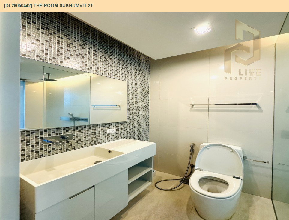 รูป DL26050442 ให้เช่าคอนโด เดอะ รูม สุขุมวิท 21 (The Room Sukhumvit 21) ใกล้ BTS อโศก พร้อมเข้าอยู่ โทรด่วน 0653619502 LineID @897iyzll - รูปที่ 6/6