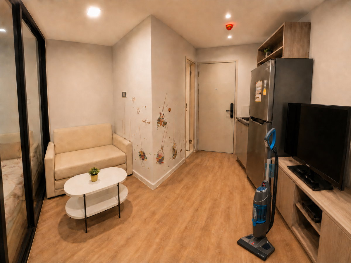 รูป 🏢 ให้เช่า Kave TU อาคาร D ชั้น 2 | วิวสระ | เฟอร์ครบ | โต๊ะทำงาน Built-in L-Shape - รูปที่ 4/7