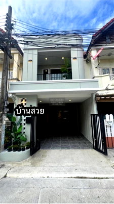 Townhouses for sale Bangkok : For Sale Townhouse/Townhome  , Lert Ubon Watcharapol Ramintra , newly renovated , Tha Raeng , Bang Khen , Bangkok , CX-141221 ✅ Live chat with us ADD LINE @connexproperty ✅