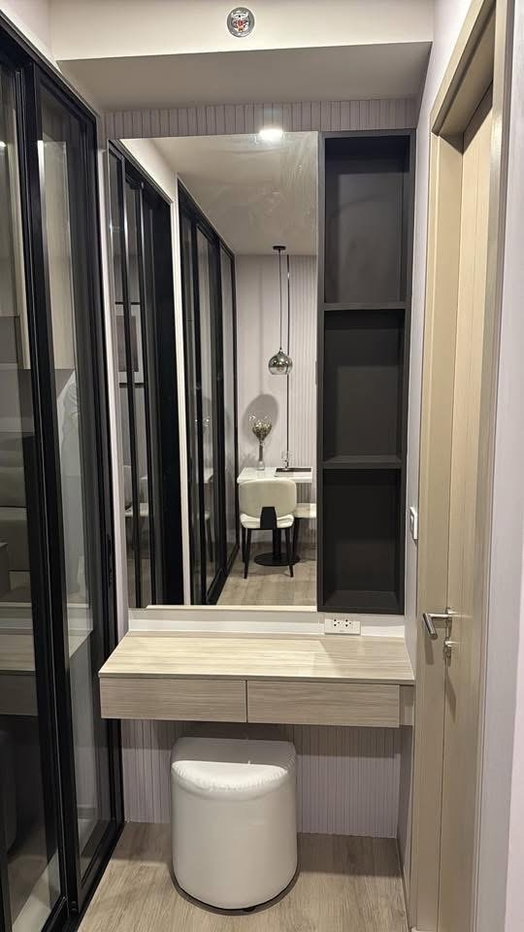 รูป ให้เช่า Condo Origin place bangna ห้องใหม่ ชั้น 10 ขนาด 29 ตรม. วิวสระ ระเบียงฝั่งตะวันออก แดดเช้า - รูปที่ 8/9