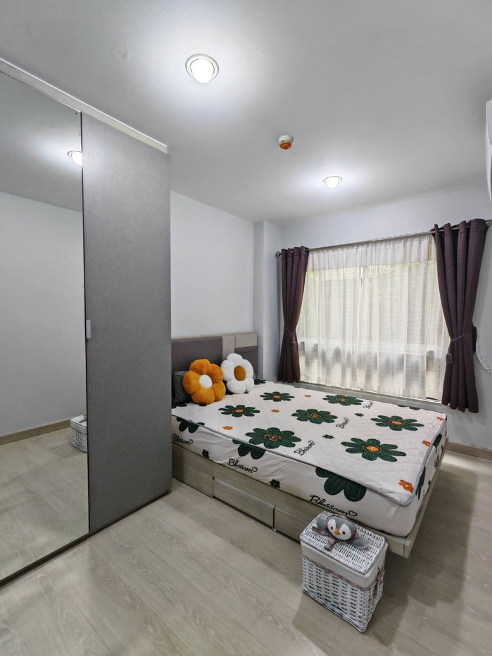 รูป ให้เช่า 📍 Niche id Sukhumvit 113 📍 เฟอร์นิเจอร์ และ เครื่องใช้ไฟฟ้าครบ ใกล้ BTS สำโรง - รูปที่ 3/9