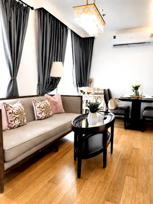 Condos for rent : For rent H Condo Sukhumvit 43, beautiful room, high floor, city view, very good price, fully furnished. DS3094 | Line @Dstay